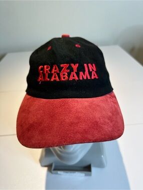 'Crazy in Alabama' Black & Red Baseball Cap